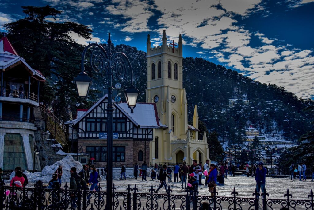 🏞️ Shimla Me Ghumne Ki Best Jagah (Shimla Tourist Places) Historic Christ Church at The Ridge Shimla during daytime